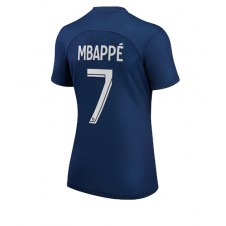 Paris Saint-Germain Kylian Mbappe #7 Hjemmedrakt Kvinner 2022-23 Kortermet
